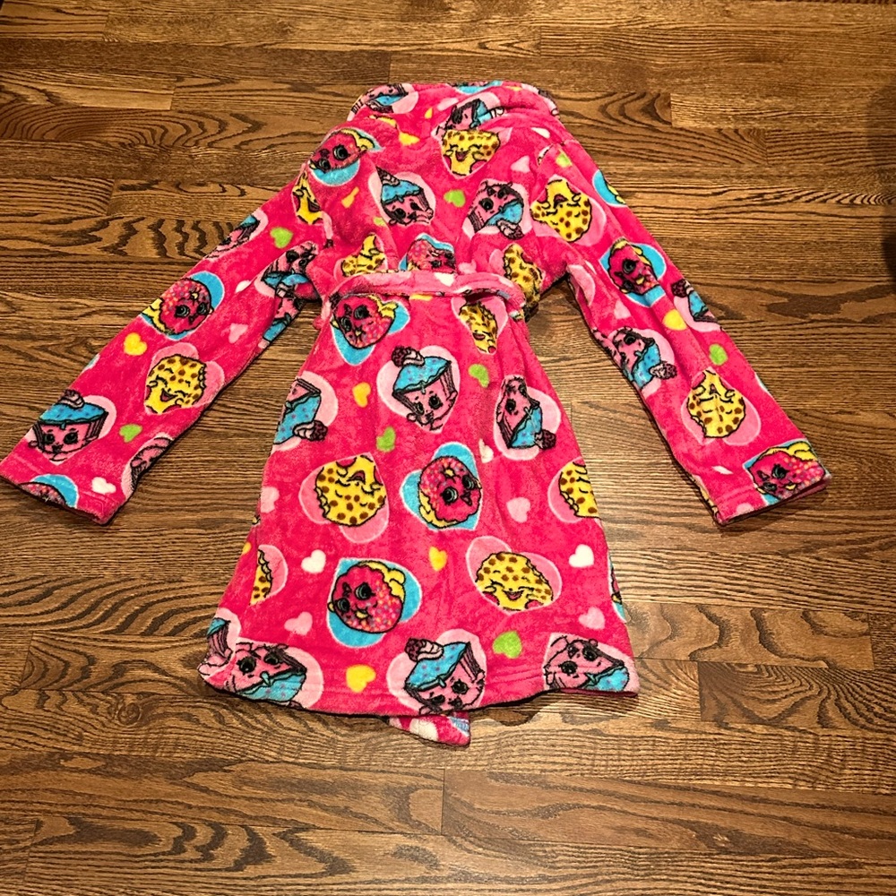 Shopkins Kids Pink Robe - Picture 3 of 5